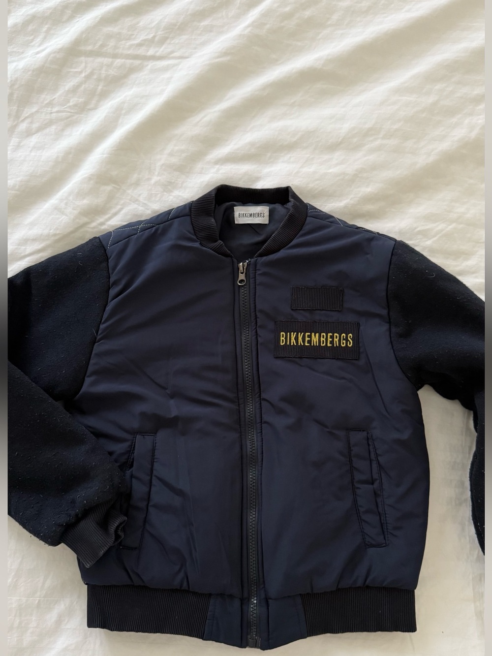 Bikkembergs kids  Navy Bomber Jacket